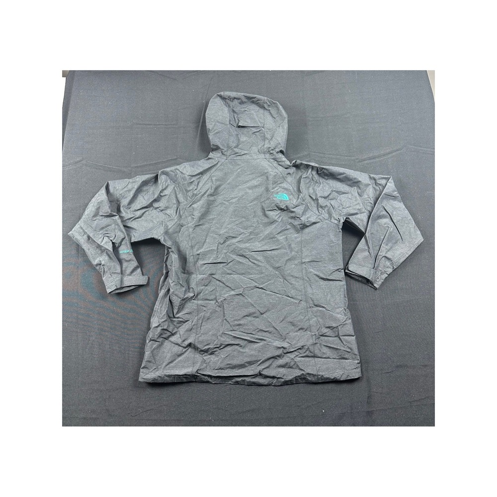 The North Face HyVent 2.5L Rain Jacket Womens XL Gray Heather Waterproof Shell - Picture 2 of 12